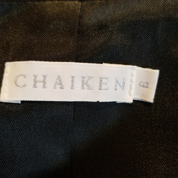 Chaiken Black Tailored Buttton Vest - Picture 6 of 13